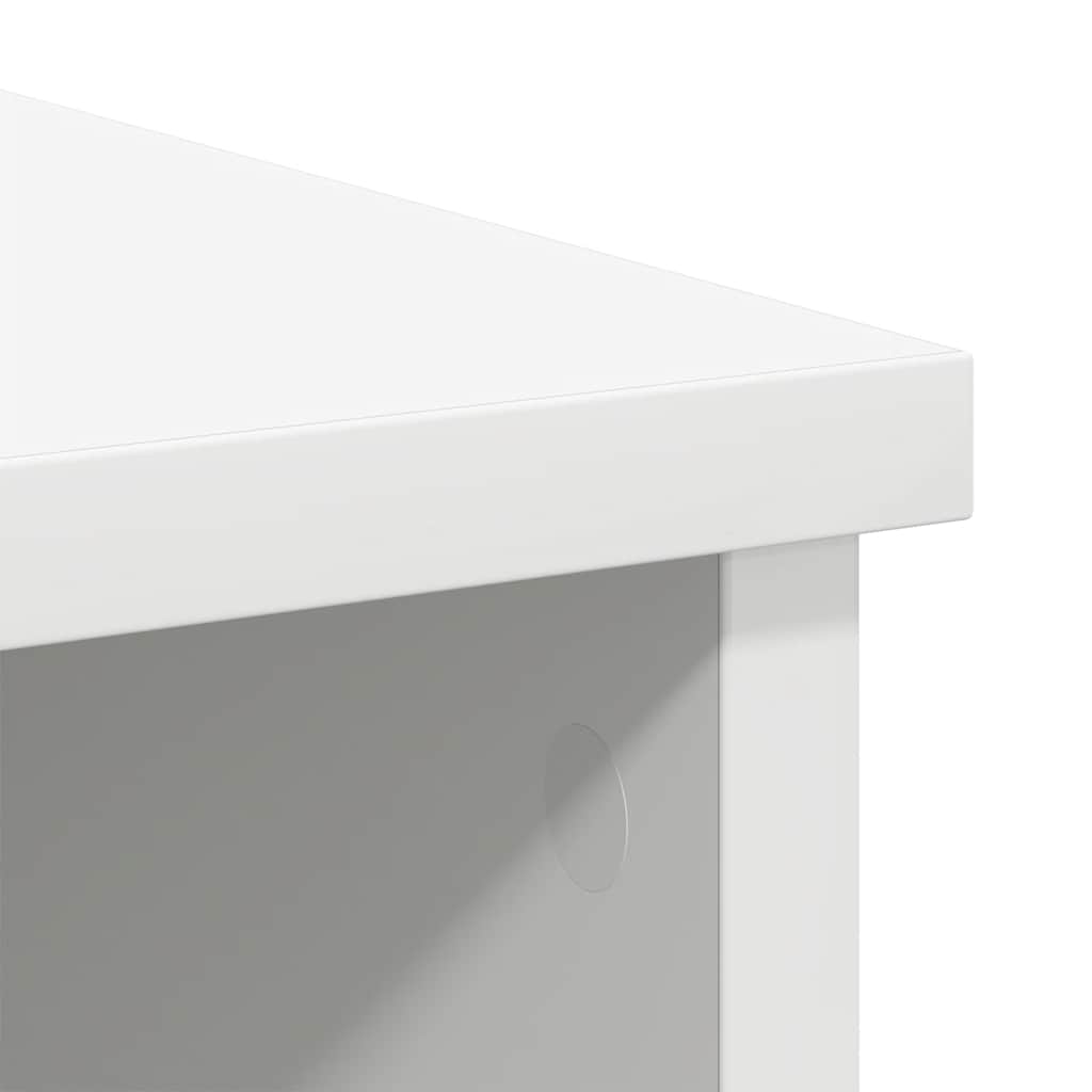 Sideboard with Drawer White 101x35x76 cm Engineered Wood
